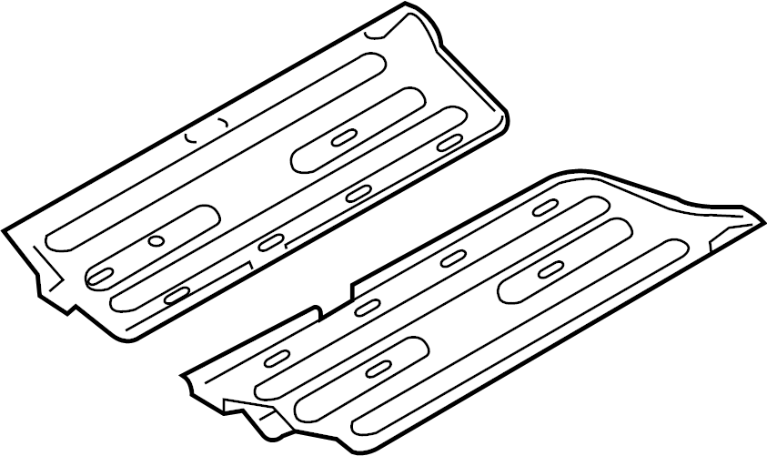 View 841451R000 Floor Pan Splash Shield (Right, Front) Full-Sized Product Image