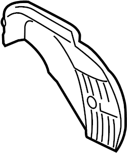 View 868211R200 Quarter Panel Splash Shield (Left, Rear) Full-Sized Product Image