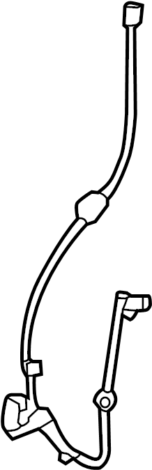 View 956811R100 ABS Wheel Speed Sensor (Right, Rear) Full-Sized Product Image