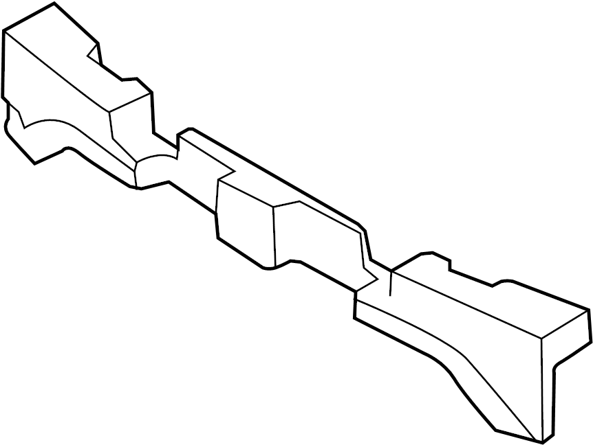 View 866201R210 Bumper Impact Absorber (Right, Rear) Full-Sized Product Image