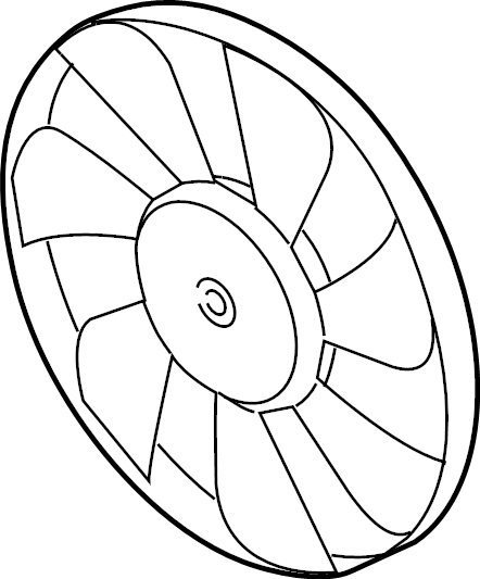 View 252310U390 Engine Cooling Fan Blade Full-Sized Product Image