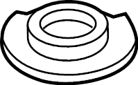 View 55332H5000 Insulator. SPRING. PAD.  Full-Sized Product Image