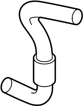 View 2541539500 Radiator Coolant Hose (Upper, Lower) Full-Sized Product Image