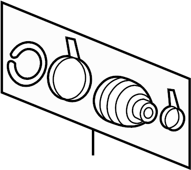 View 4950809800 CV Joint Boot Kit (Front) Full-Sized Product Image
