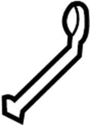 View 8133039000 Door Lock Operating Rod (Left, Front) Full-Sized Product Image