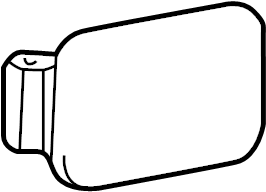 View 6951039001 Fuel Filler Door Full-Sized Product Image