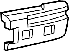 View 8662139510 Bumper Impact Absorber (Left, Right, Rear) Full-Sized Product Image