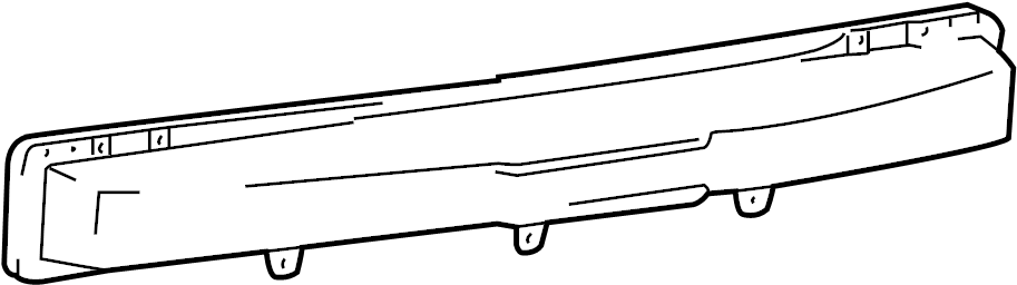 View 8663139520 Bumper Impact Bar (Rear) Full-Sized Product Image
