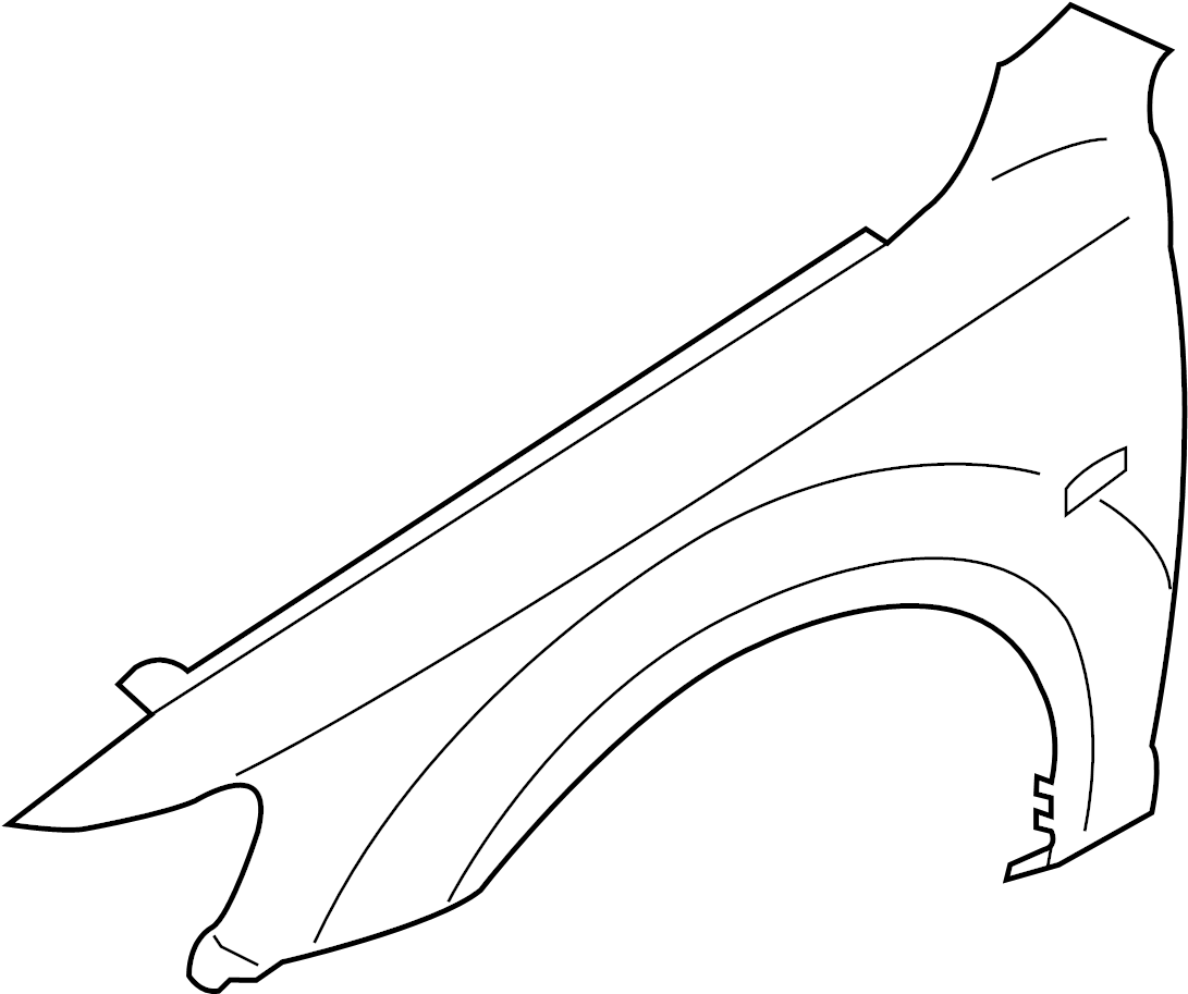 View 663103L100 Fender (Left) Full-Sized Product Image