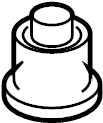 View 624863K300 Engine Cradle Insulator (Front) Full-Sized Product Image