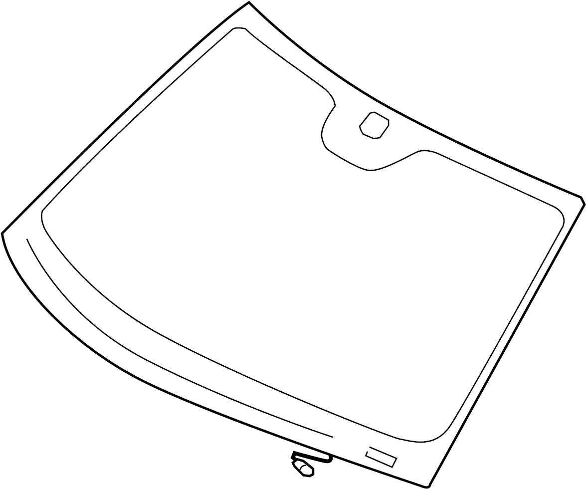 View 861103L350 Windshield Full-Sized Product Image