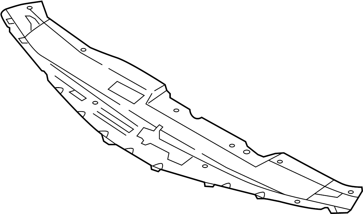 View 863603V000 Grille Molding (Upper) Full-Sized Product Image