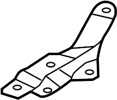 View 791203V000 Hood Hinge (Right) Full-Sized Product Image