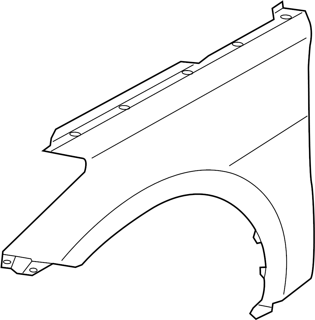 View 663213V000 Fender (Right) Full-Sized Product Image
