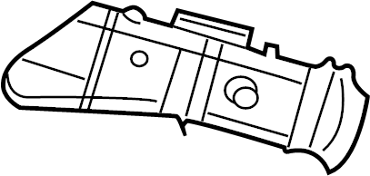 View 865133V000 Bumper Cover Bracket (Left, Front, Upper, Lower) Full-Sized Product Image