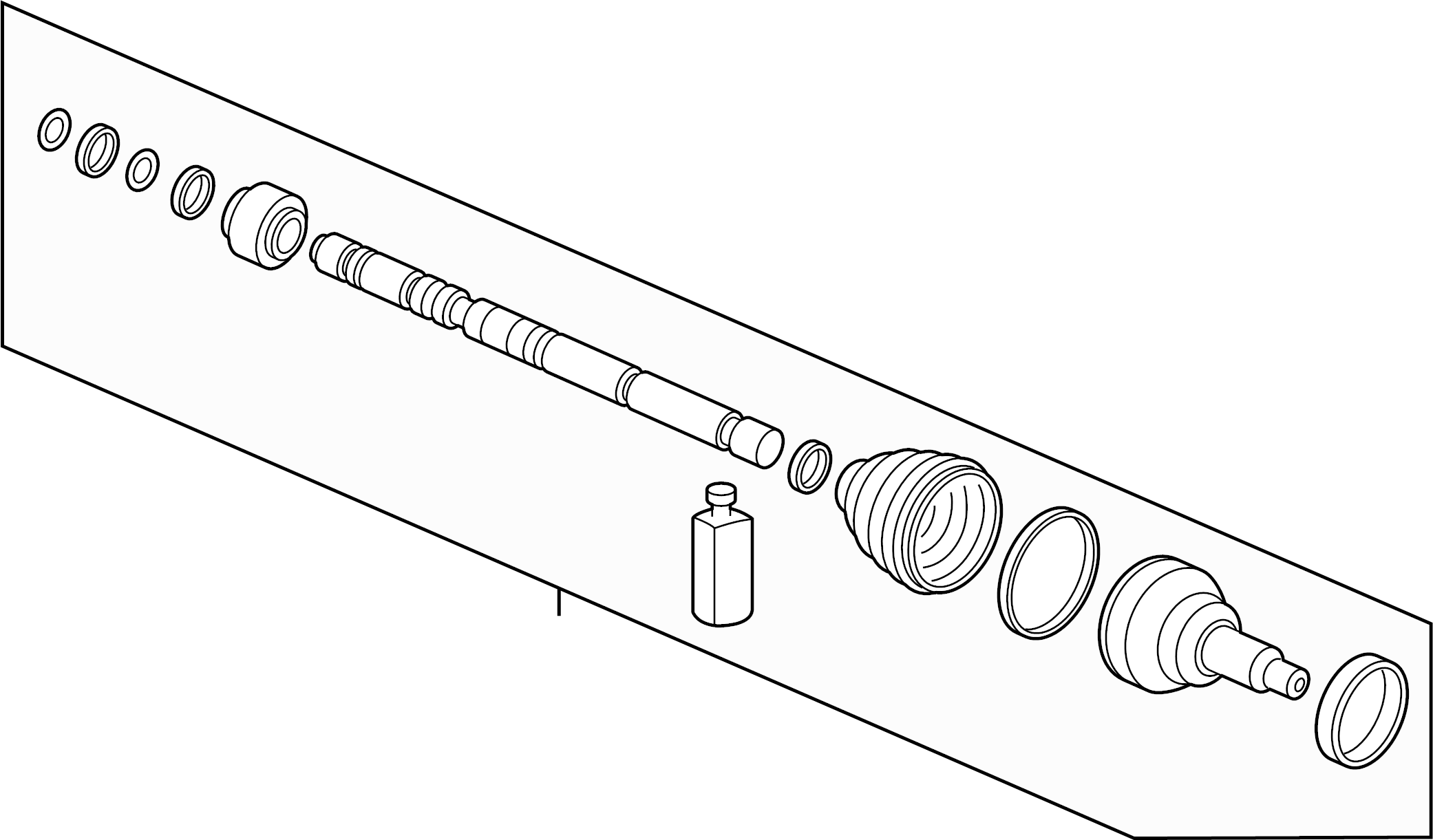 View 495803V500 CV Joint Kit (Front) Full-Sized Product Image