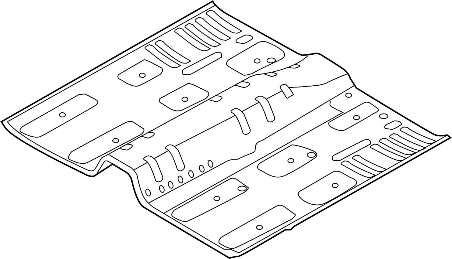 View 651103V100 Floor Pan (Front) Full-Sized Product Image