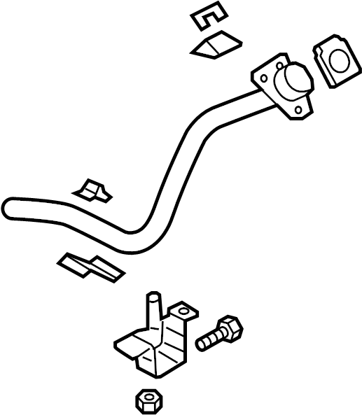 View 310303V500 Fuel Filler Neck Full-Sized Product Image