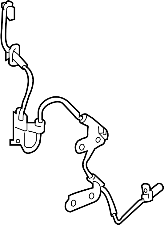 View 587313V900 Brake. Hose. Line. Hydraulic. (Left, Front) Full-Sized Product Image