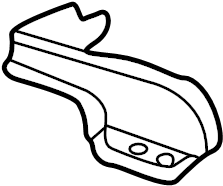 View 2921523620 Engine Cover Bracket (Front) Full-Sized Product Image