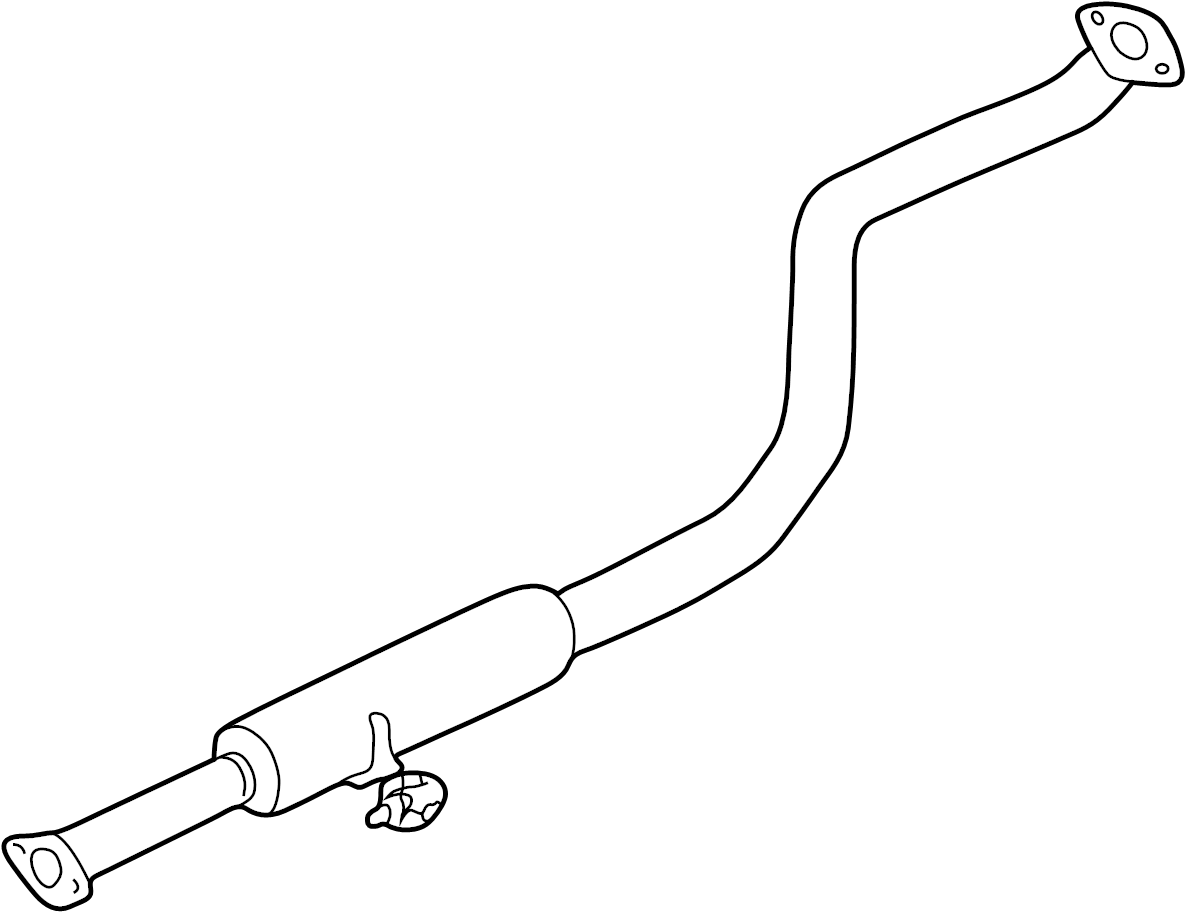View 286502D250 PIPE. Intermediate. Exhaust.  Full-Sized Product Image