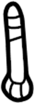 View 5456538010 Suspension Control Arm Bolt (Lower) Full-Sized Product Image