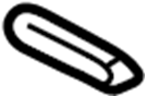 View 972542D000 BUTTON - AIR CONDITIONING (A/C) SWITCH.  Full-Sized Product Image