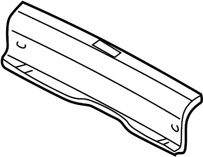 View 857702D600 Liftgate Trim Scuff Plate (Rear) Full-Sized Product Image