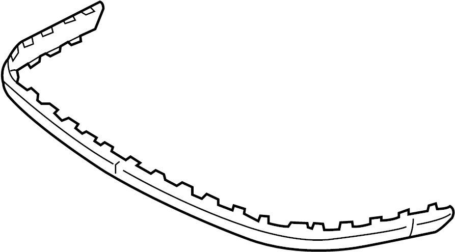 View 866712D600 Bumper Trim (Rear, Lower) Full-Sized Product Image