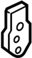 View 972923K000 BRACKET-CONNECTOR WI. BRACKET-CONNECTOR WIRE HARNESS Full-Sized Product Image