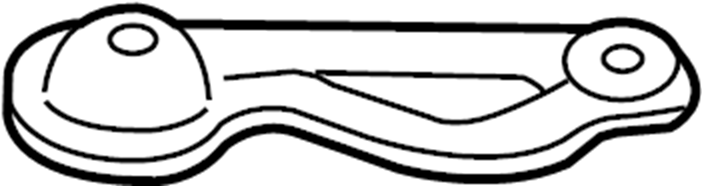 View 624772H100 Suspension Subframe Reinforcement Bracket (Right, Rear) Full-Sized Product Image