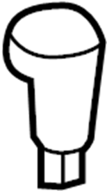 View 437112H1009P Manual Transmission Shift Knob Full-Sized Product Image