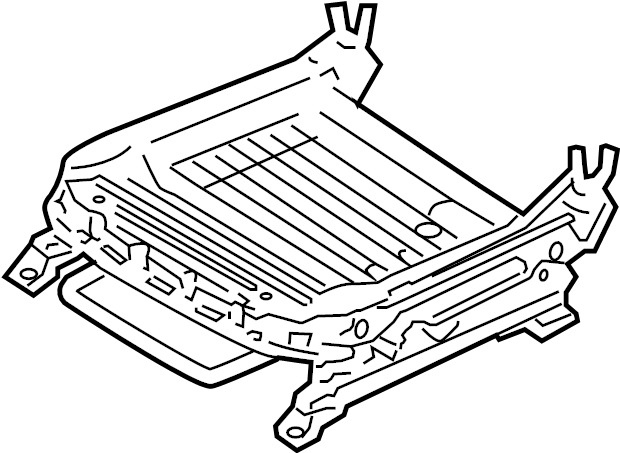 View 885002H5619P Seat Track (Front) Full-Sized Product Image
