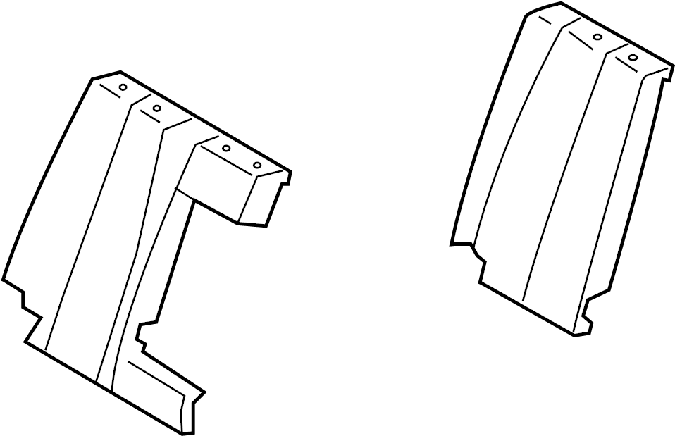 View 894602H750AAK Seat Back Cushion Cover (Right, Rear) Full-Sized Product Image