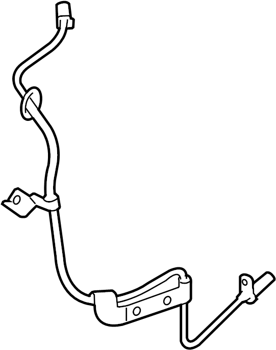 View 599302H300 ABS Wheel Speed Sensor (Right, Rear) Full-Sized Product Image