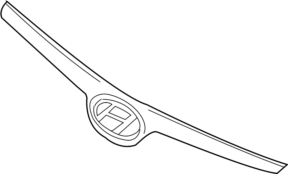 View 863522L000 Grille Molding (Upper, Lower) Full-Sized Product Image