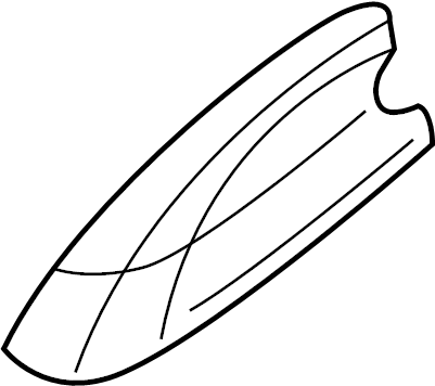 View 872902L100 Roof Rack Cover (Left, Front) Full-Sized Product Image