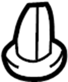 View 865883Y000 Tow Eye Cap (Front) Full-Sized Product Image