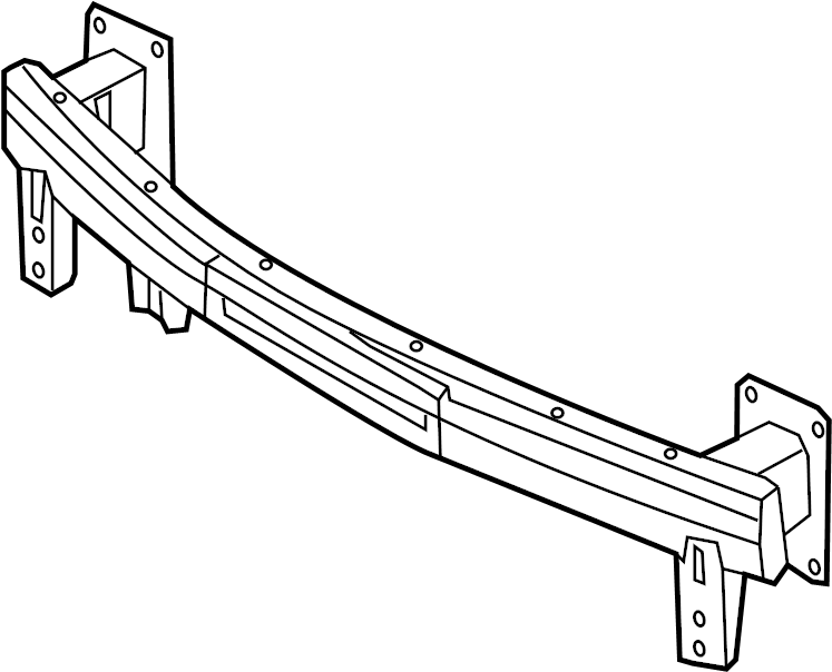 View 865303X600 Bumper Impact Bar (Front) Full-Sized Product Image