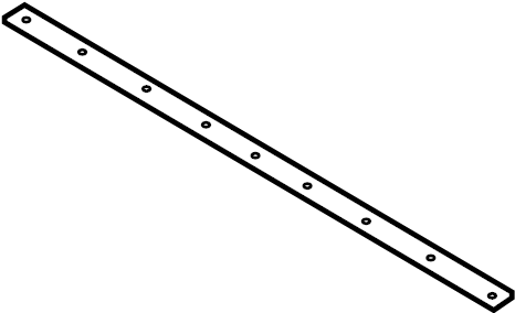 View 864353X000 Hood Seal (Front, Rear, Upper) Full-Sized Product Image