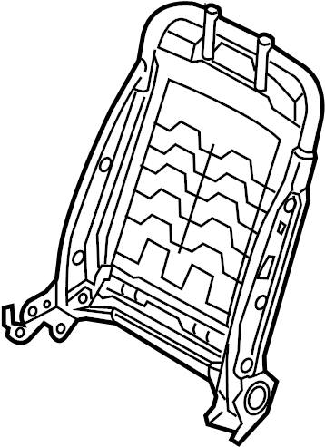 View 883103Y020 Seat Back Frame (Front) Full-Sized Product Image