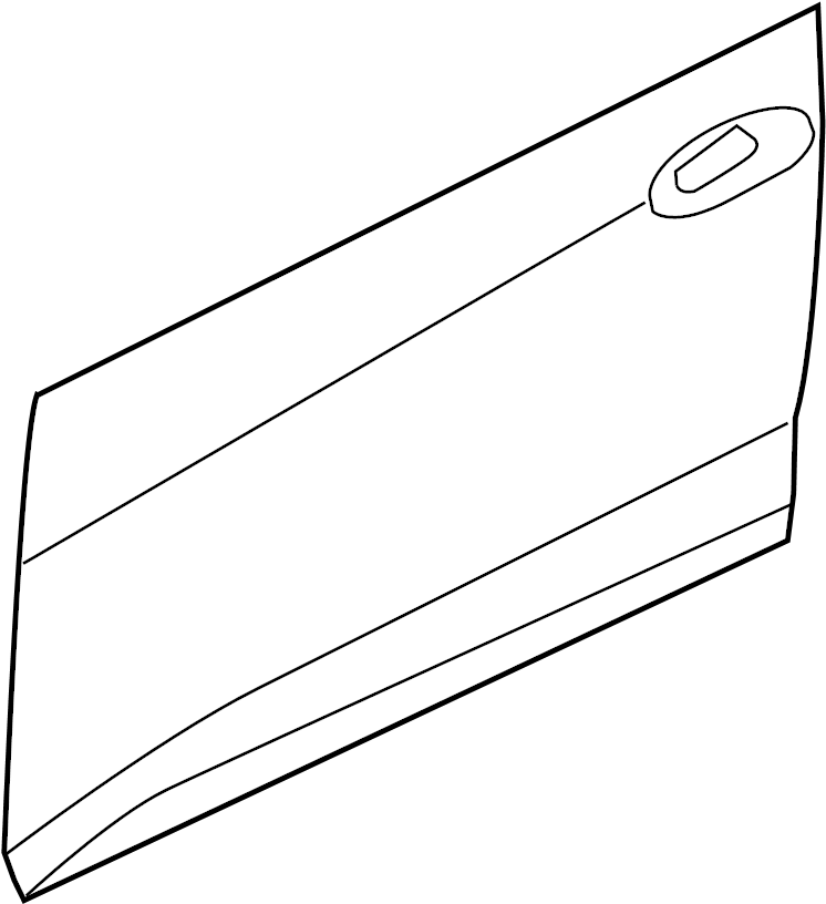 Afficher 761113X500 PANNEAU-PORTE AVANT EXTERIEUR-GAUCHE l’image du produit en taille réelle