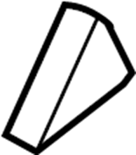 View 839203X000 Door Trim Molding (Right, Front, Rear, Upper) Full-Sized Product Image
