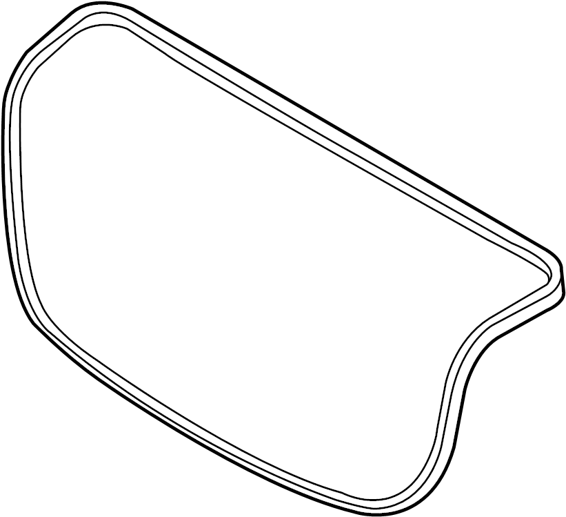 View 873213X000 Deck Lid Seal Full-Sized Product Image