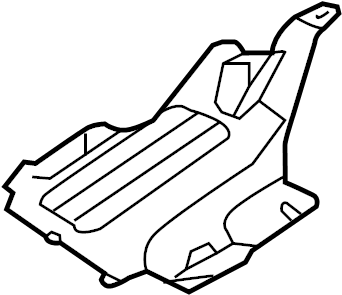 View 866903Y000 Bumper Splash Shield (Rear, Lower) Full-Sized Product Image