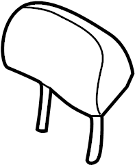 View 897003X100MBF Headrest (Rear) Full-Sized Product Image