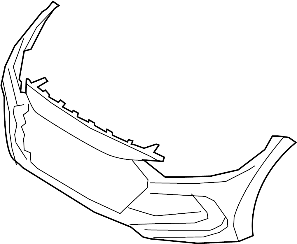 View 86510F3000 COVER ASSY-FR BUMPER Full-Sized Product Image