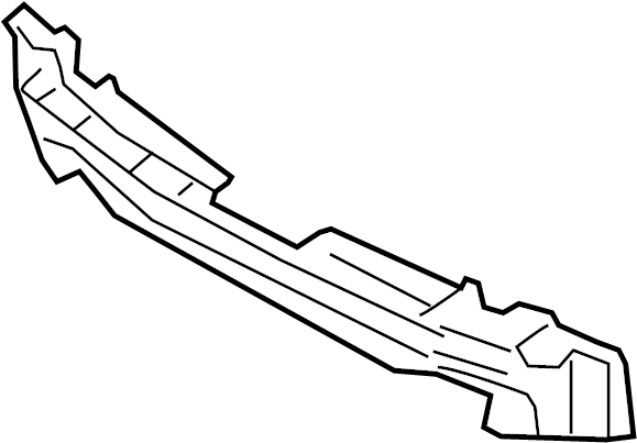 View 86520F2500 Bumper Impact Absorber (Front) Full-Sized Product Image