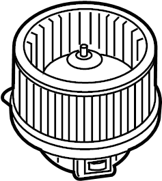 View 97113A4000 Motor. Blower. HVAC. and FA. and Fan Assembly - Air Conditioning (A/C).  Full-Sized Product Image