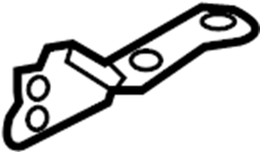 View 2896203410 Catalytic Converter Bracket (Upper) Full-Sized Product Image